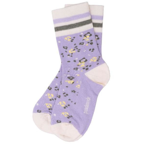 paade mode cotton socks violet, kid's printed socks
