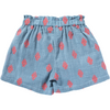 bonheur du jour ombeline shorts flowers blue