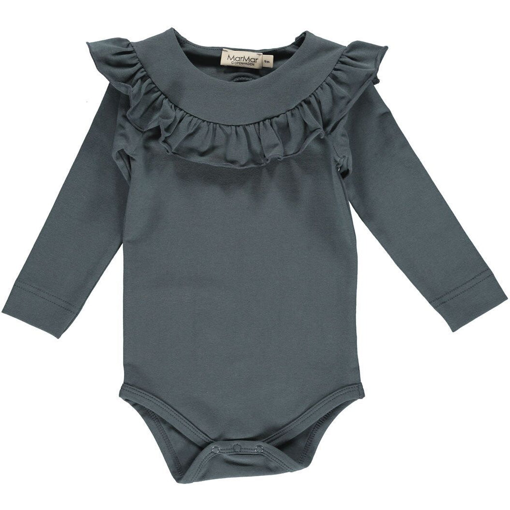 marmar copenhagen bibbi baby body shaded blue - kodomo
