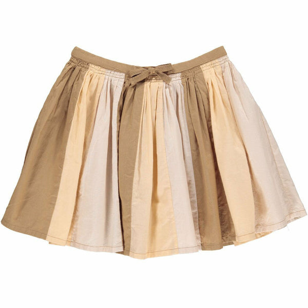marmar copenhagen new spring summer girls collection sille skirt caramel stripe - free fast shipping on all orders over $99 from kodomo
