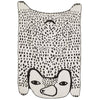 donna wilson bear shaped cotton throw 