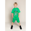 finger in the nose yard bermuda shorts green