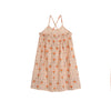 barn of monkeys flowers dress pale peach