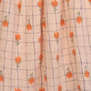 barn of monkeys flowers dress pale peach