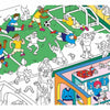 omy giant coloring poster soccer