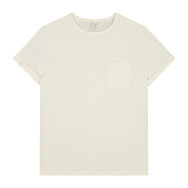 gray label adult s/s pocket tee cream