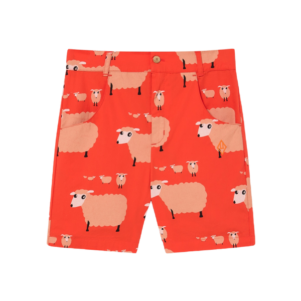 the animals observatory pig kids pants red