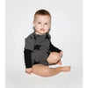 nununu star onesie charcoal - kodomo baby onesies/playsuits - children's clothing in boston, nununu - bobo choses, atsuyo et akiko, belle enfant, mamma couture, moi, my little cozmo, nico nico