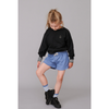 gray label sweat shorts lavender