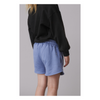 gray label sweat shorts lavender