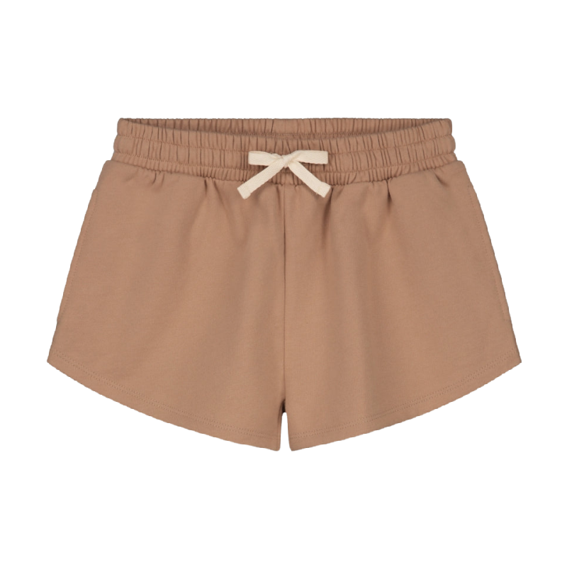 gray label sweat shorts biscuit