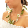 huckleberry DIY fresh flower necklace