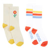 hundred pieces flower look outside sock set