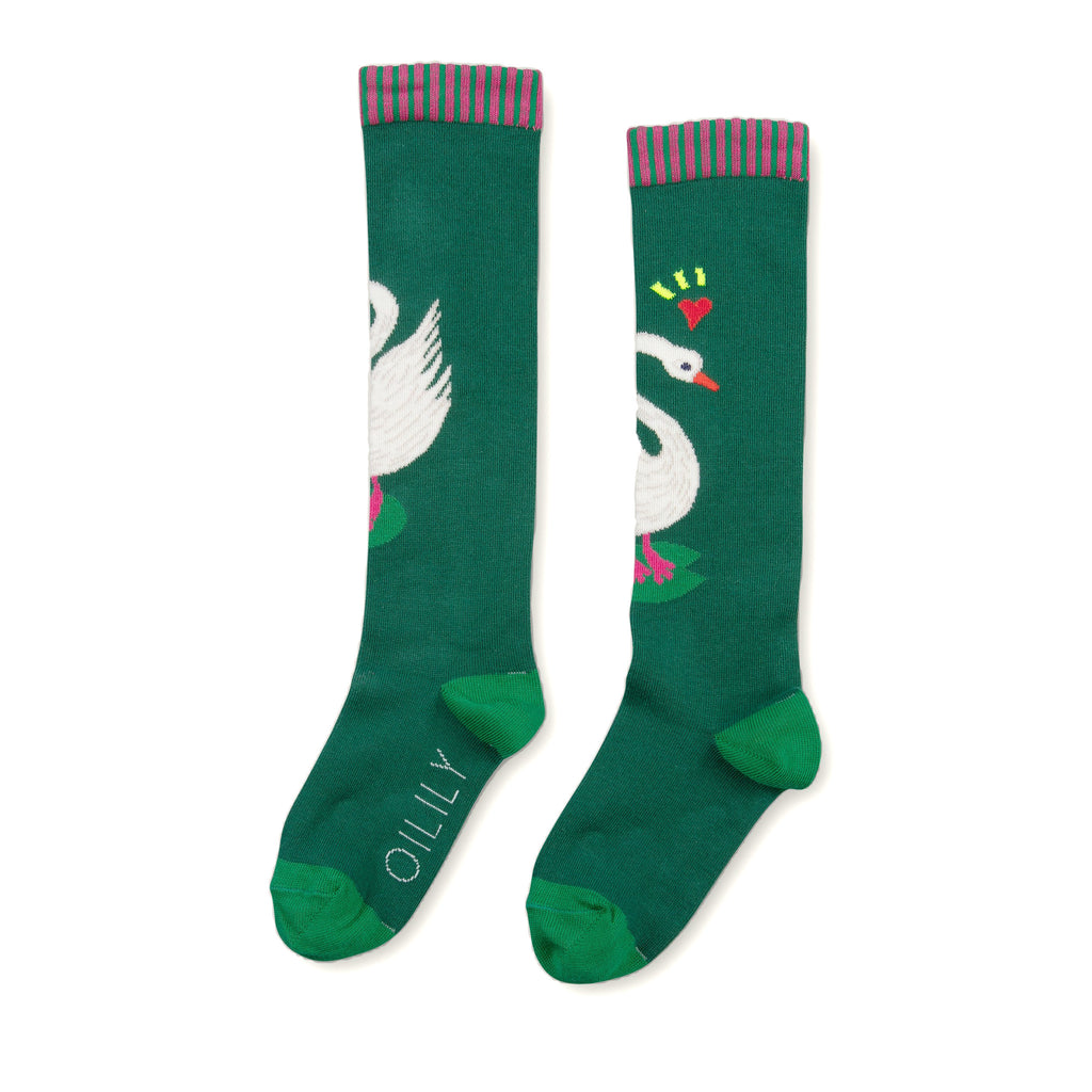 oilily memighty swan socks
