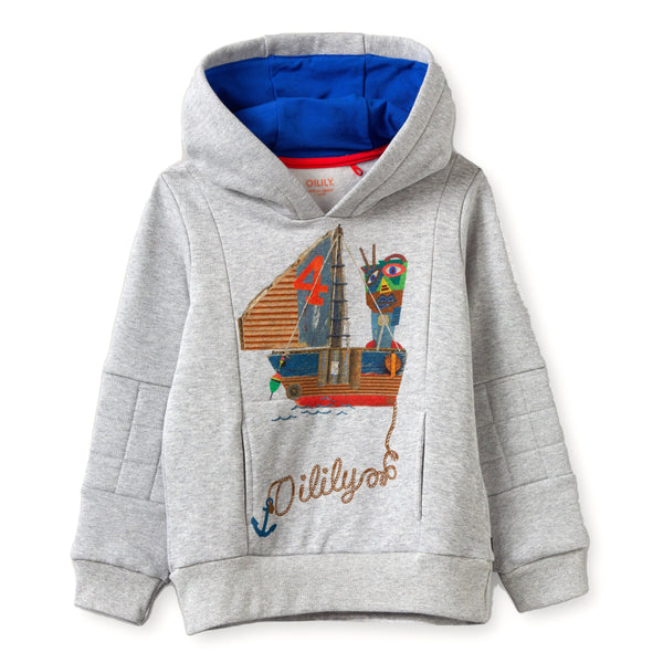 oilily hero hoodie with boat