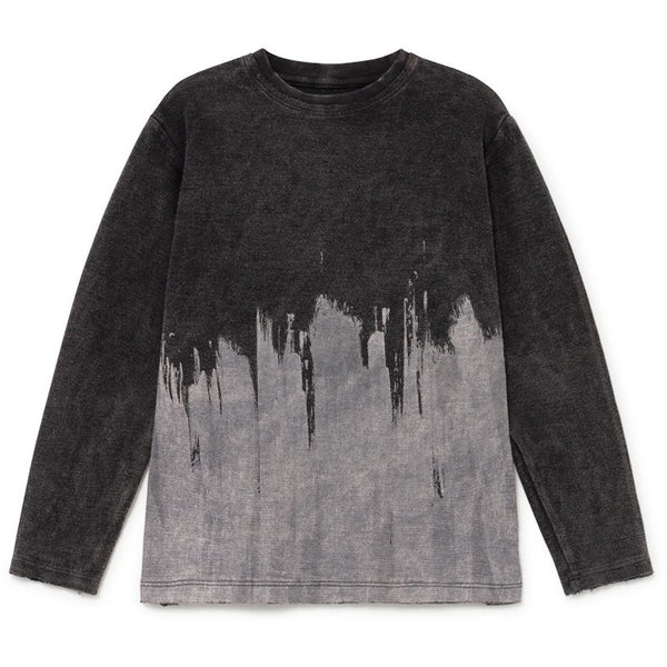 little creative factory soft stonewash brushstroke t-shirt