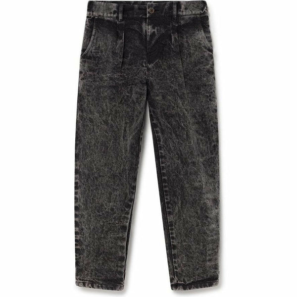 little creative factory denim stonewash trousers