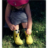 boxbo kerran ankle boots yellow, kid's rainboots