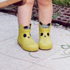 boxbo kerran ankle boots yellow, kid's rainboots