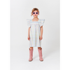 kids on the moon neon glow ruffle dress