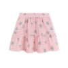 kids on the moon flora gris frill skirt pink