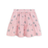 kids on the moon flora gris frill skirt pink