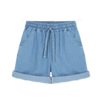 kids on the moon denim shorts blue