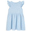 kids on the moon tiny hearts cascade dress blue
