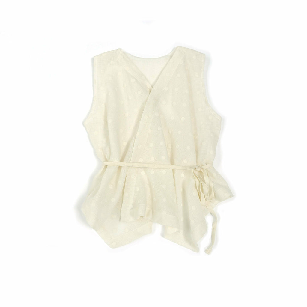 treehouse sori dawn dots sleeveless blouse