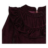 simple kids leo ruffle dress berry