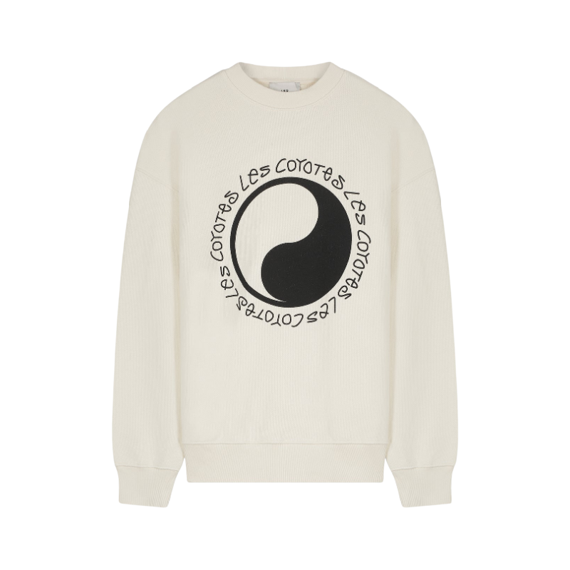 les coyotes de paris lea crewneck sweatshirt cream