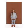 gray label track pants grey melange