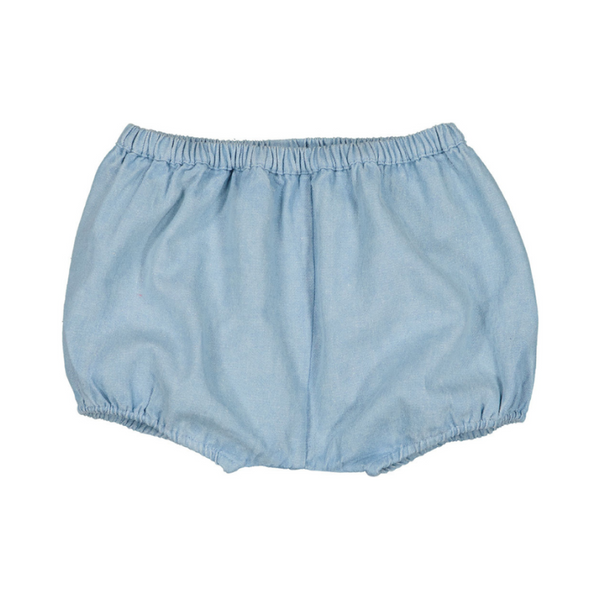 louis louise london baby bloomer light blue chambray