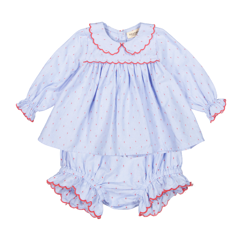 marmar copenhagen tora and pulse baby set red dots
