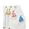 mini rodini sailing boats shorts white