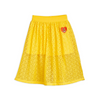 mini rodini lace skirt yellow