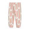 mini rodini swan aop sweatpants pink back