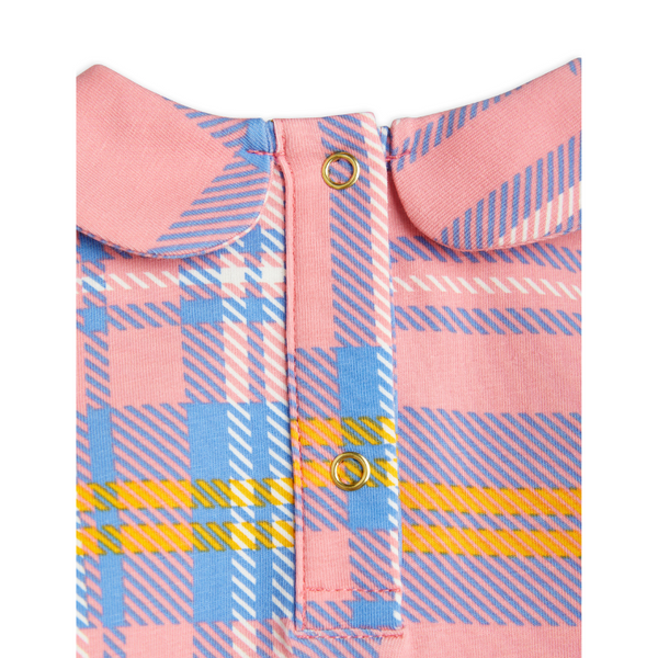 ★Mini Rodini★ギンガムチェックコットンTシャツ（Pink） 14362_8cca8804b8-2472012028-2-