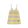 the animals observatory otter dress grey stripes