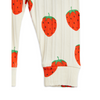 mini rodini strawberries aop newborn leggings off white