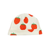 mini rodini strawberries aop baby beanie off white