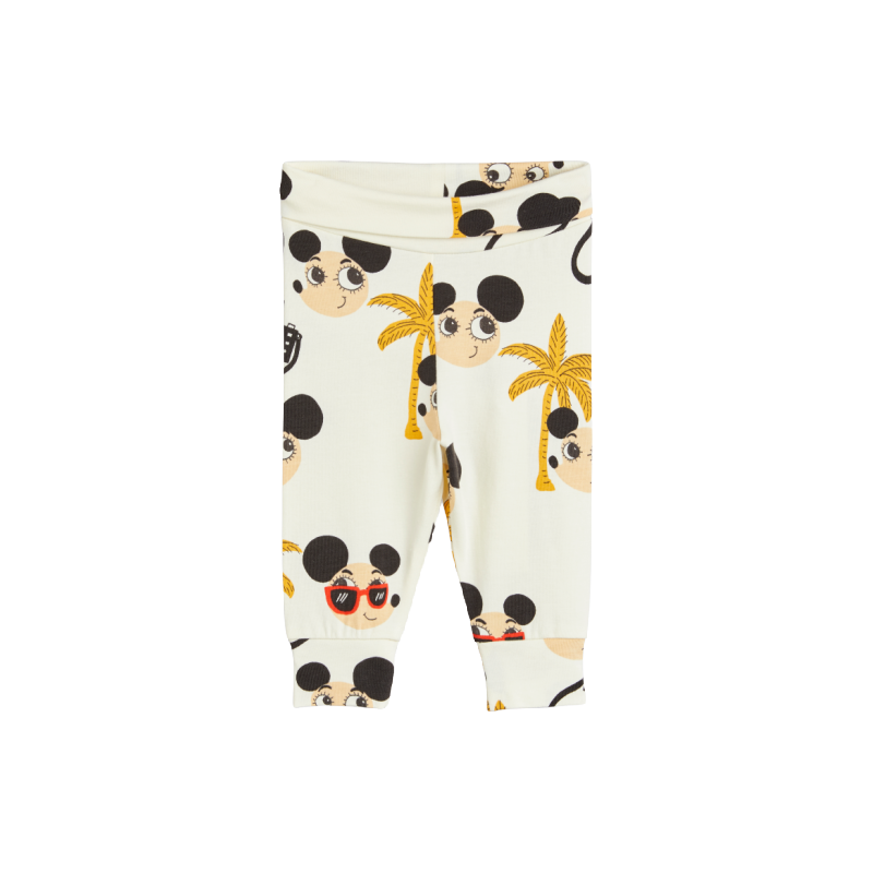 mini rodini ritzratz aop newborn leggings multicolor