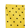 mini rodini polka dot leggings yellow