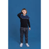 motoreta cala sweater black and navy - kodomo tops - children's clothing in boston, motoreta - bobo choses, atsuyo et akiko, belle enfant, mamma couture, moi, my little cozmo, nico nico