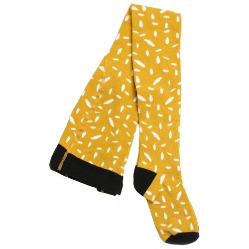 motoreta yellow & white dots tights - kodomo tights/socks - children's clothing in boston, motoreta - bobo choses, atsuyo et akiko, belle enfant, mamma couture, moi, my little cozmo, nico nico