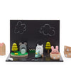 noodoll wooden ricetown playset, kid's sustainable toys