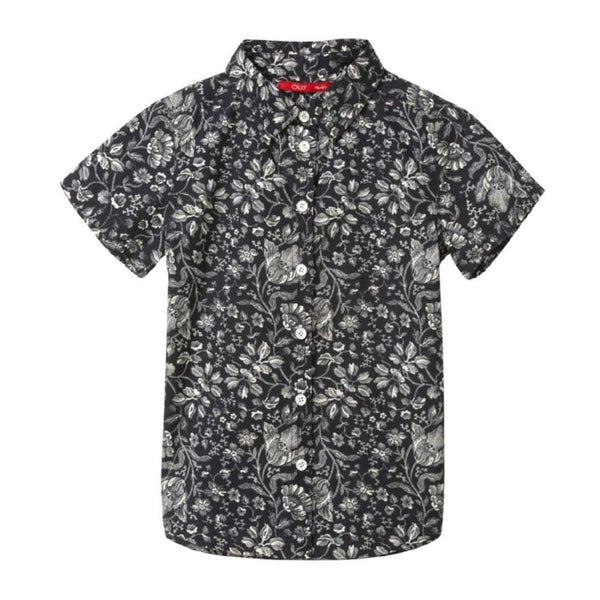 oilily bonk blouse blue, new spring summer 2020 kids clothes and dresses from kodomo boston, free shipping