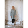 picnik knitted dress navy stripes