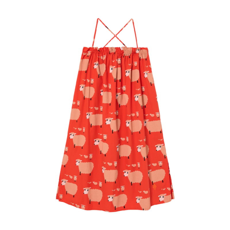 the animals observatory kids jellyfish dress red