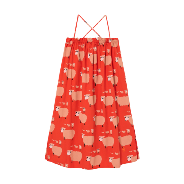 the animals observatory kids jellyfish dress red